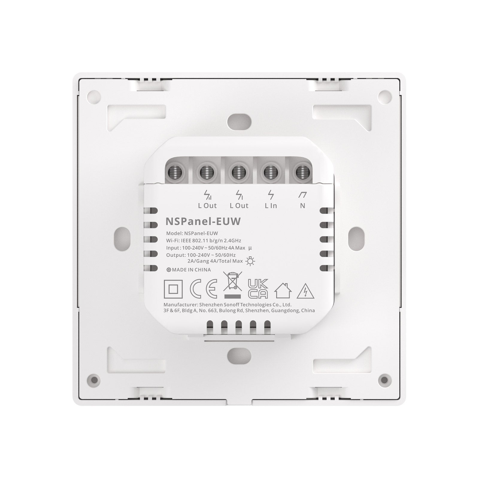 SONOFF NSPanel-EU 2-Gang Smart Home Control Touchscreen Design Smart Scene Wall Switch Panel - EU Plug SONOFF NSPanel-EU 2-Gang Smart Home Control Touchscreen Design Smart Scene Wall Switch Panel - EU Plug
